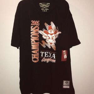 XXXL Champions Black Texas Longhorns Graphic Tee 2005 college brand new UT